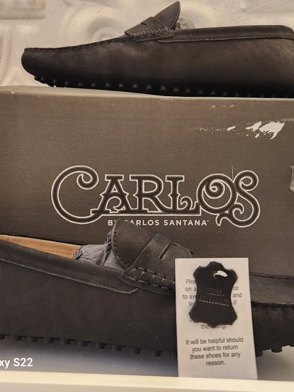 Carlos By Carlos Santana "Ritchie" Nubuck Penny Loafers. NIB. Size 12